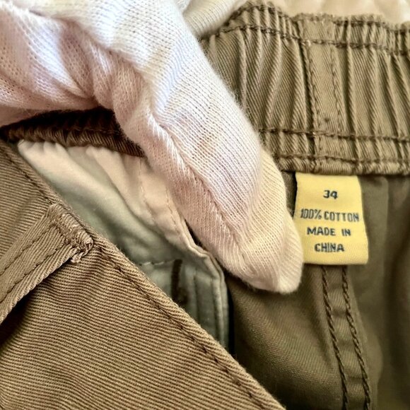 Kahala Mens Shorts Preowned Excl SZ 34 All Cotton Zip Button Closure 4 Pockets - Picture 2 of 7